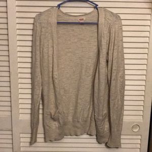 Mossimo Cream Cardigan
